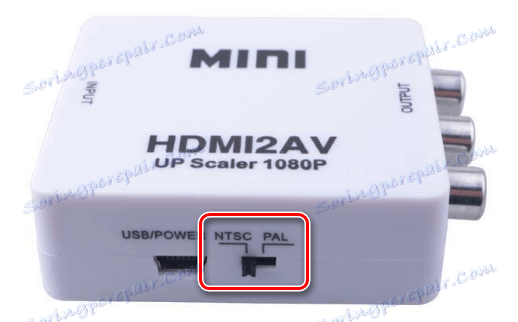 Výber štandardu prenosu farieb na prevodníku