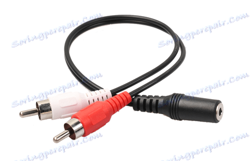 Adaptér Príklad 2 RCA - 3,5 mm konektor