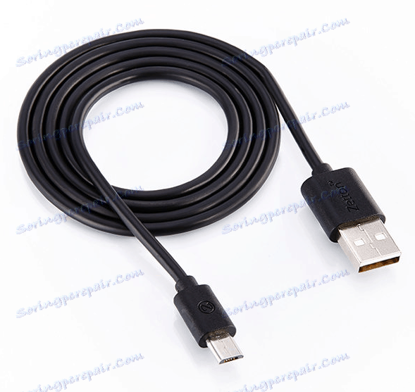 Kábel USB - príklad micro USB