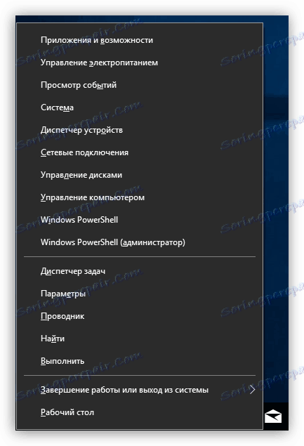 Zaženite sistemski meni v tipkovnici v operacijskem sistemu Windows 10