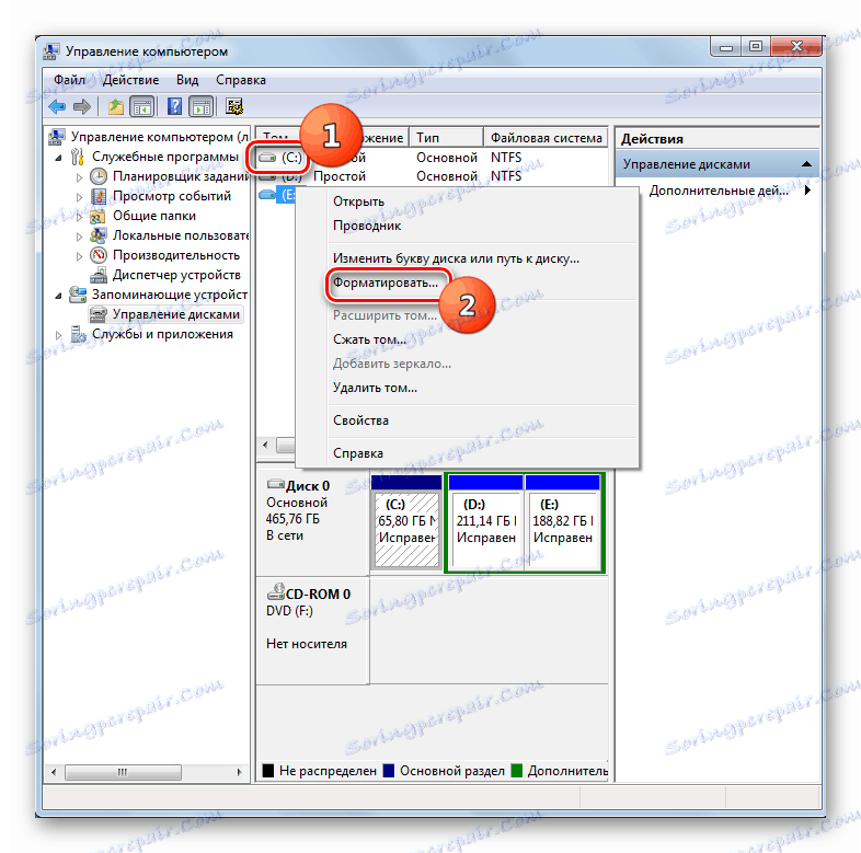 Закрыть доступ к c windows 7