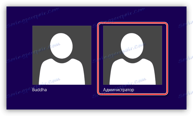 Пријављивање као Администратор у Виндовсу 8