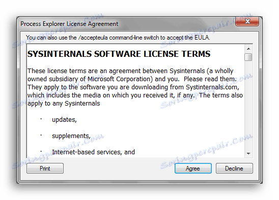 Sprejem licenčne pogodbe v procesnem raziskovalcu