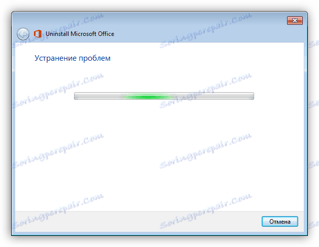 Instalacija dijagnostike u deinstaliranju sustava Microsoft Office
