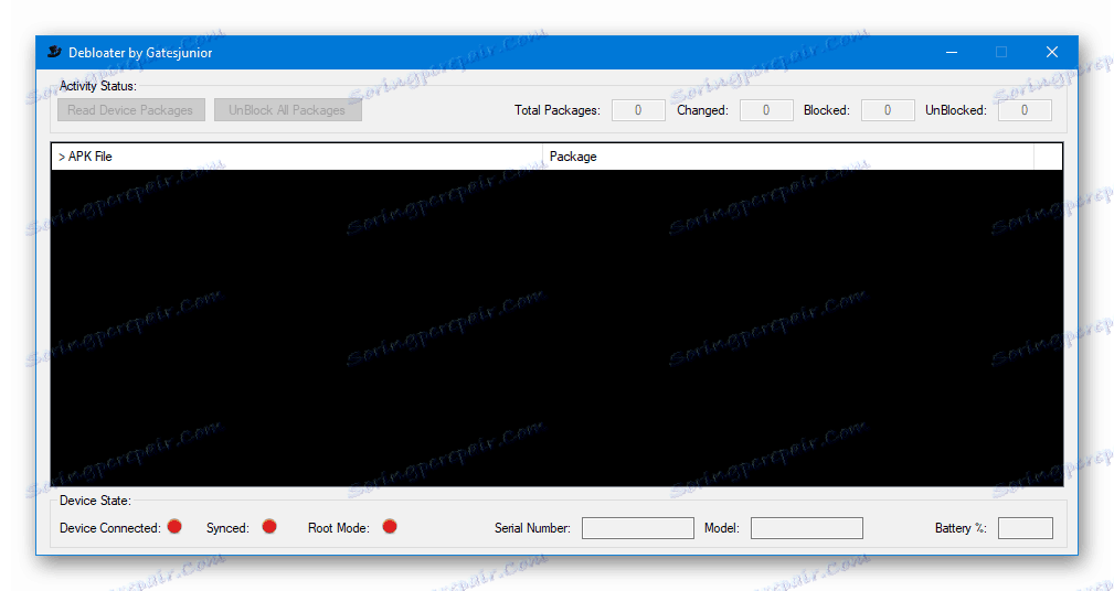 Debloater برای حذف فروشگاه Google Play - برنامه را راه اندازی کنید