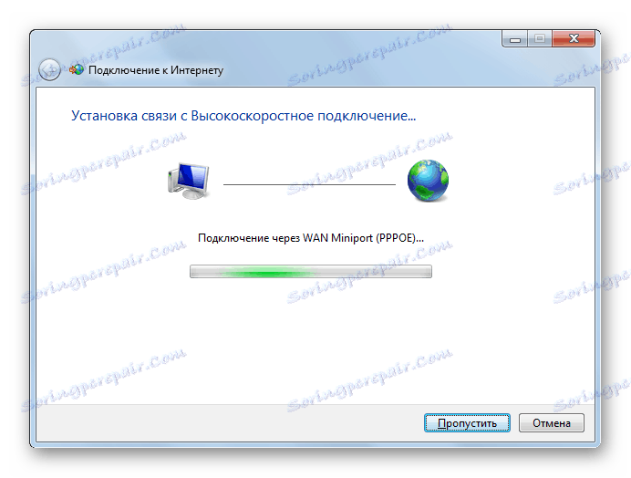 Стартирайте интернет връзка в Windows 7