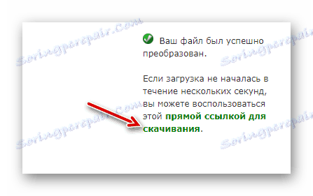 Priamy odkaz na stiahnutie súboru z online služby Konvert
