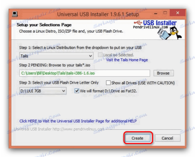 error with syslinux when using universal usb installer