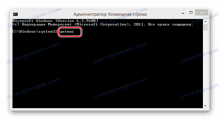 Določitev MAC-naslova v operacijskem sistemu Windows 8