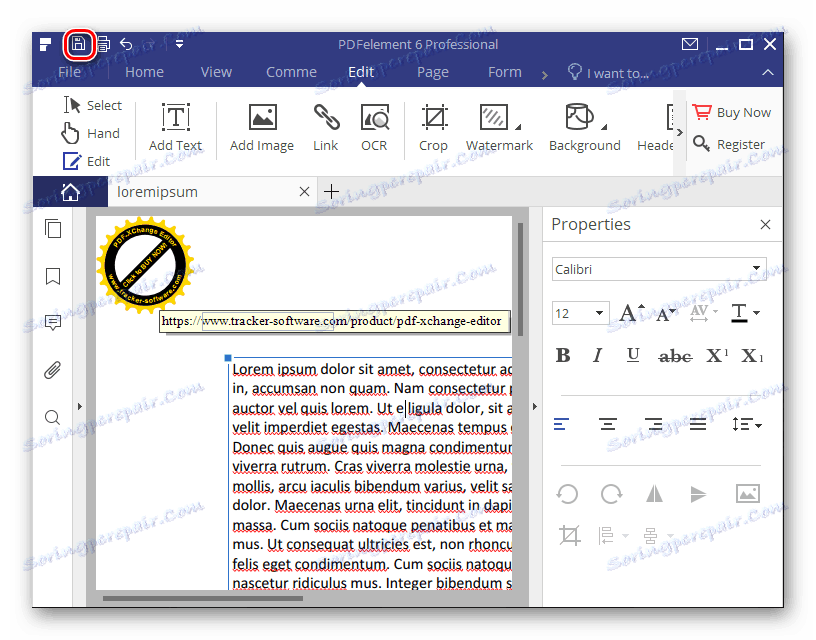 Zapisanie przetworzonego pliku w PDFElement6