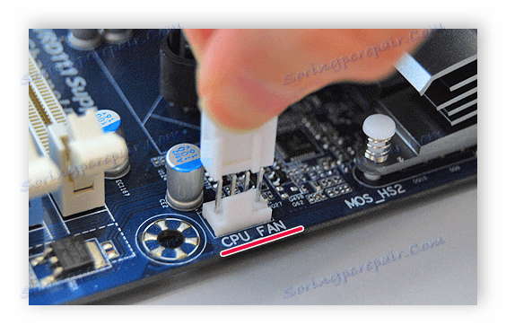 Захранване на охладителя на процесора