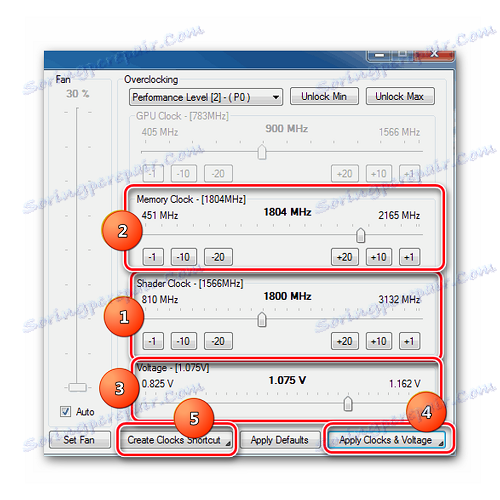posuvník pro zvýšení paměti v nastaveních nvidia