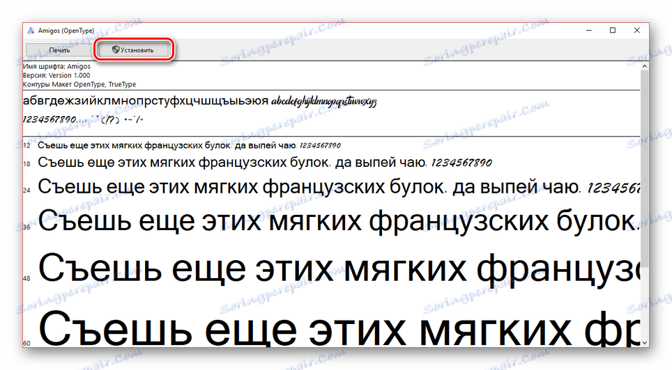 Inštalácia nového písma v systéme Windows