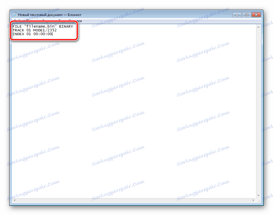 Zadanie príkazu do textového dokumentu v systéme Windows 7