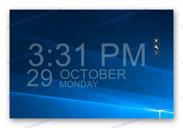 Uspješno dodan gadget 8GadgetPack na sustavu Windows 10