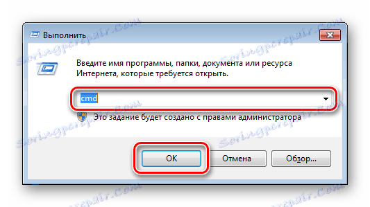 Spusťte příkazový řádek v systému Windows 7