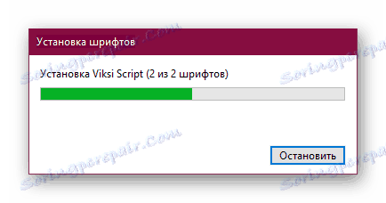 Inštalačný proces pre viac písiem TTF v systéme Windows