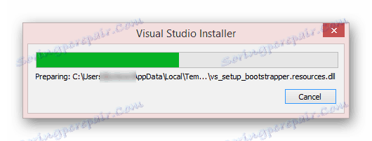 Rozpakuj pliki instalacyjne Visual Studio