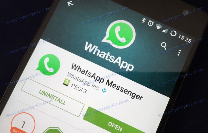 Инсталиране на WhatsApp на Android-смартфони от Google Play Market
