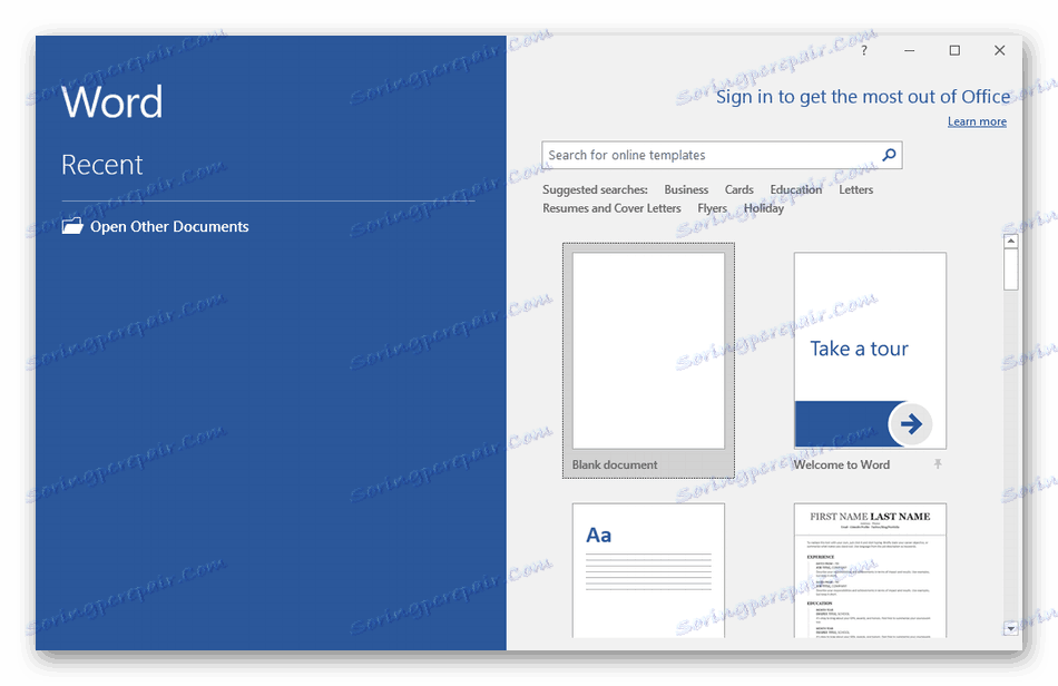 Vytvorenie nového súboru v programe Microsoft Word