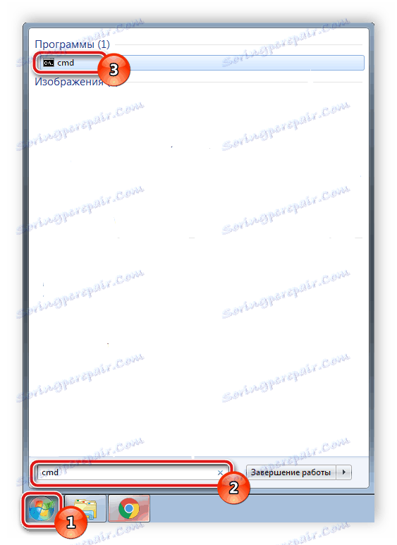 Пускане на командния ред на Windows 7