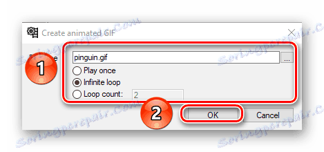 Процесът на създаване на GIF изображения в програмата VirtualDub