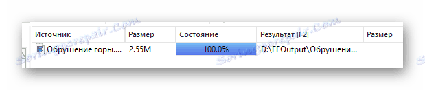 Процесът на конвертиране на видео към GIF в програмата Format Factory