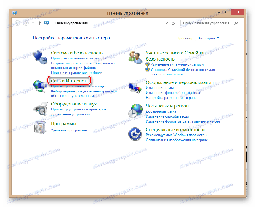 Dostop do omrežja in interneta v operacijskem sistemu Windows 8