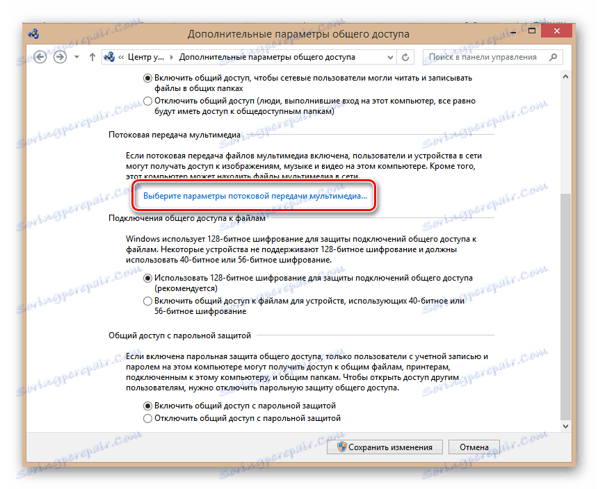 Izbira večpredstavnostnih možnosti v operacijskem sistemu Windows 8