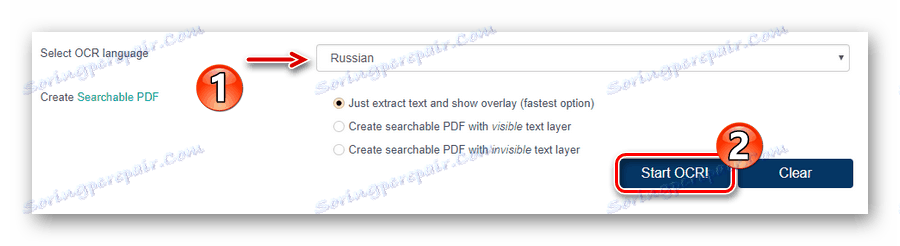 Spustenie procesu rozpoznávania dokumentu PDF v službe OCR.Space online