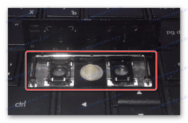 نصب کلیدی روی یک لپ تاپ