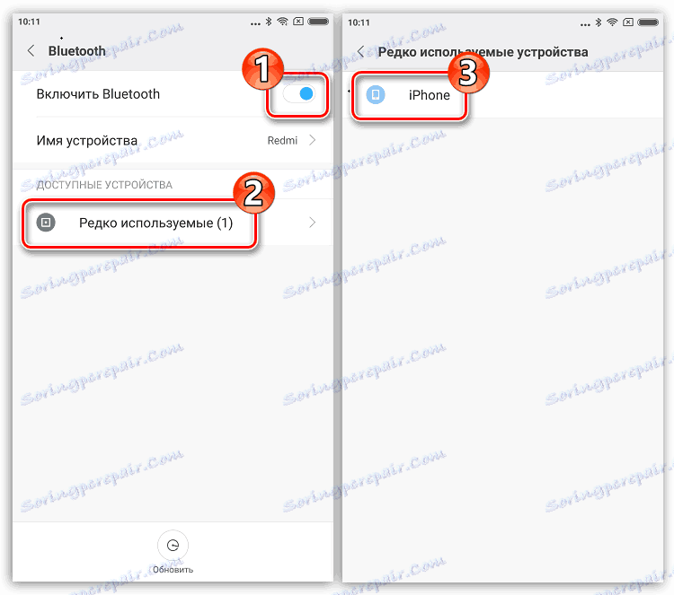 Підключення до точки доступу WiFi по Bluetooth