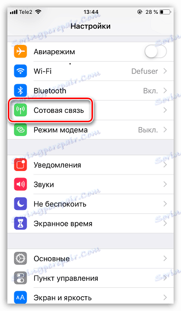 Налаштування стільникового зв'язку на iPhone
