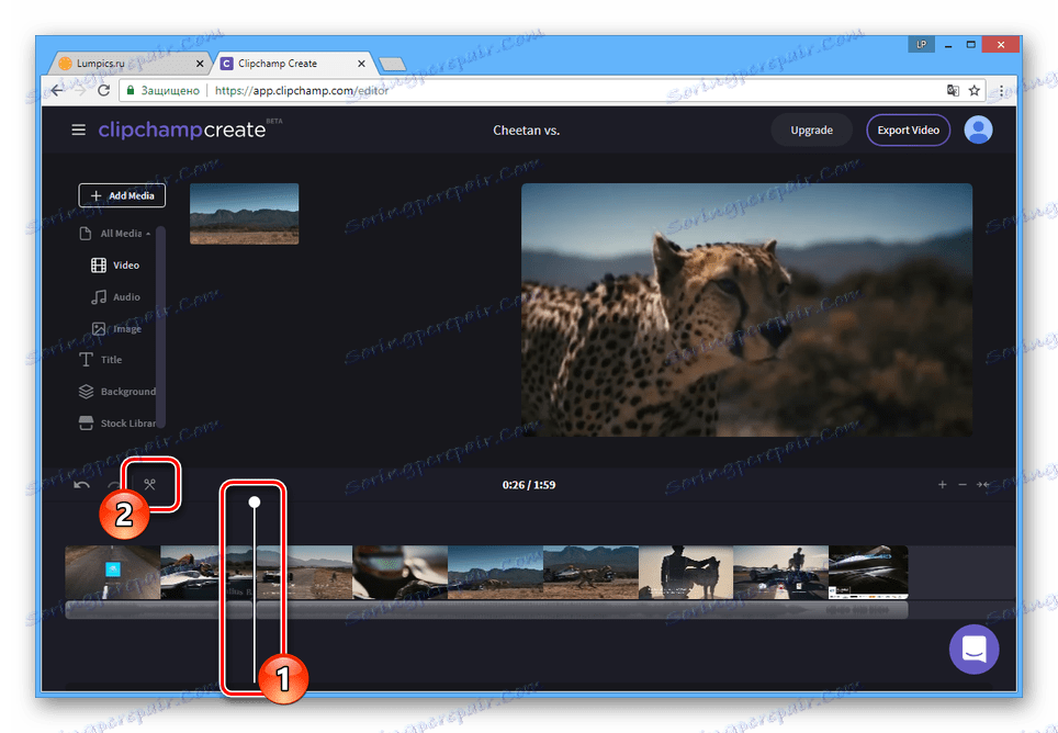 إعادة تسجيل الفيديو على Clipchamp