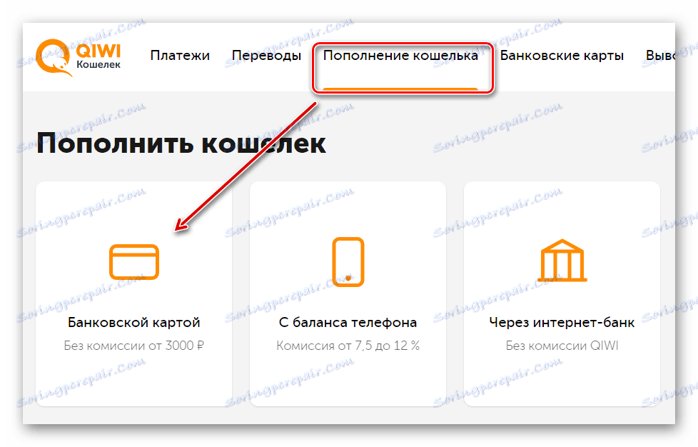 Включете портфейла QIWI