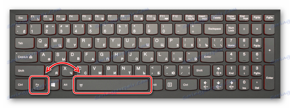 Jak rozsvítit klávesnici na notebooků Lenovo?