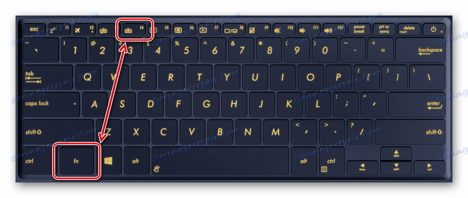 Jak rozsvítit klávesnici na notebooků Acer?