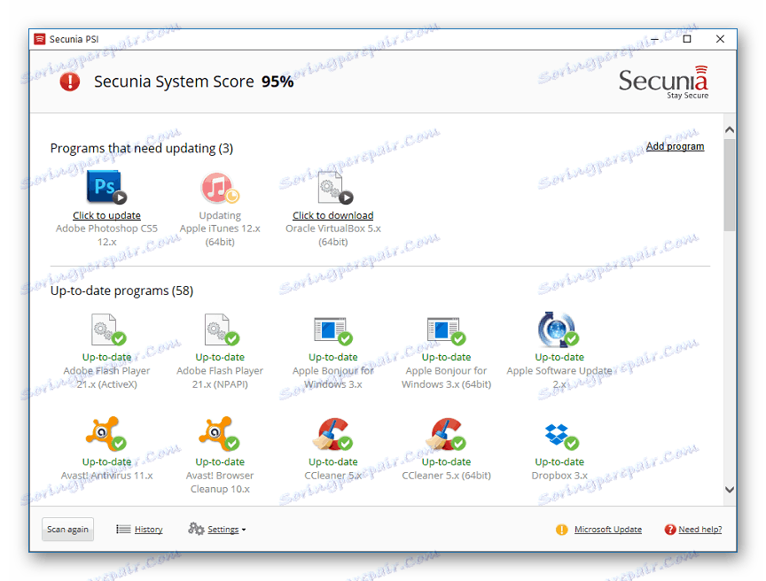 Programy na aktualizáciu softvéru