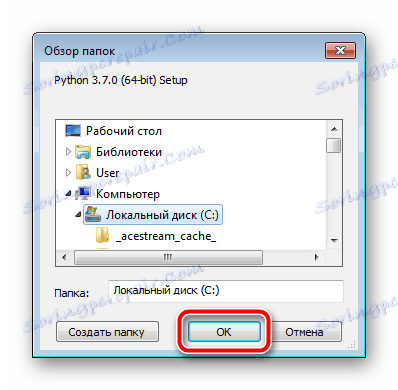 Místo instalace Pythonu