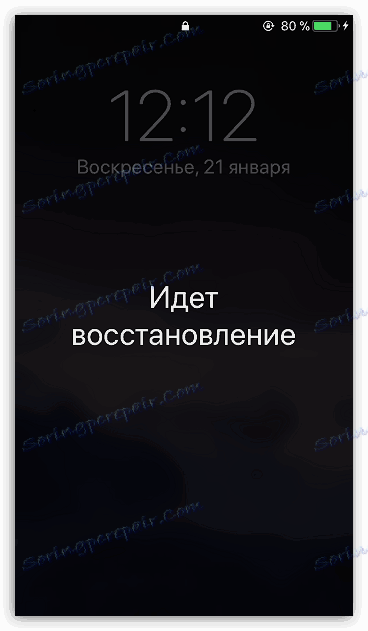 Процес відновлення iPhone через iTunes