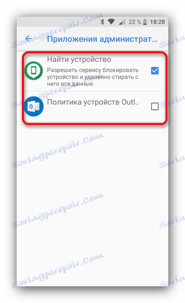 Seznam aplikacij s skrbniškimi pravicami v sistemu Android 8