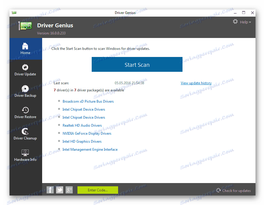 Ажурирање управљачког програма видео картице помоћу софтвера независних произвођача
