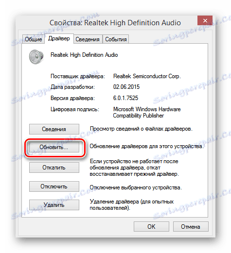 Vlastnosti zariadenia vo Správcovi zariadení v systéme Windows 8