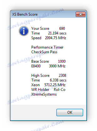 RealTemp hitri procesorski test