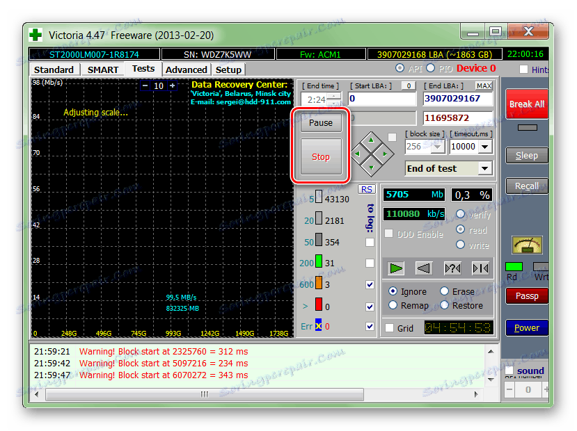 Pozastavení kontroly ve Victorii