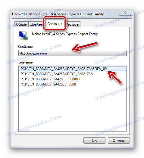 Копиране на идентификатор на видеокартата от диспечера на устройствата