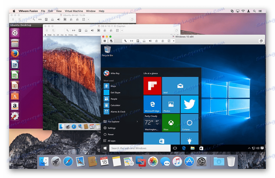 Hostitelské systémy ve virtuálním stroji VMware Fusion pro MacOS