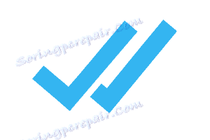 Status zprávy WhatsApp dvě modré kontrolní značky - zpráva doručená příjemci a naskenovaná (čtení)