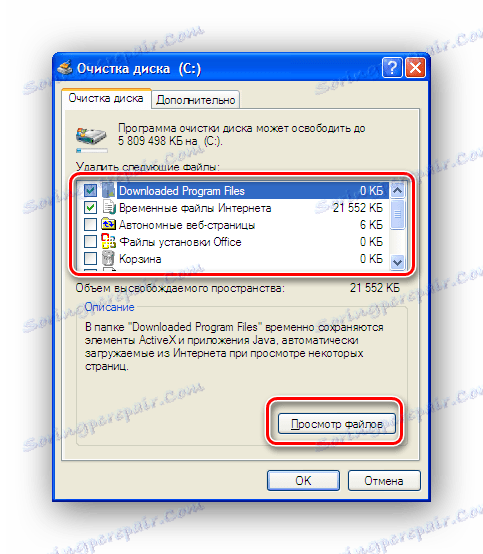 Odaberite datoteke za brisanje