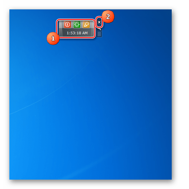 Изключете притурката за изключване в Windows 7